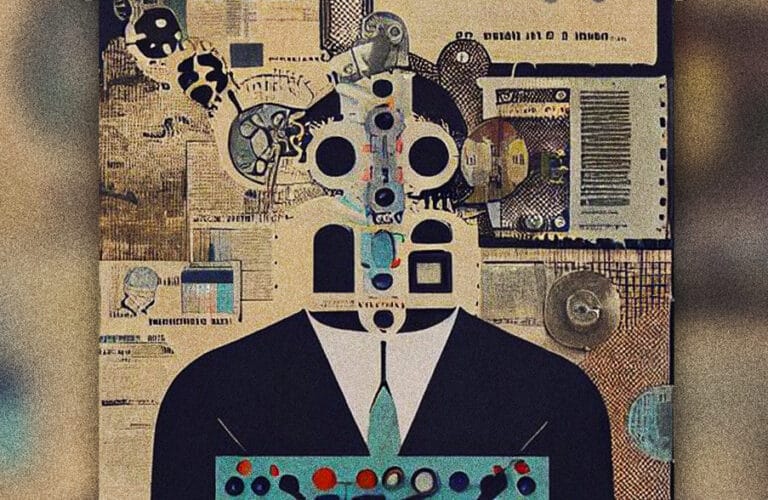 Resim : the capitalist machine Dadaist Seed 4634319 Steps 100 Guidance 7.5 - Yapay Zekâ: İnsanlığın mı Yoksa Kapitalizmin mi Kıyameti? The Capitalist Machine (Dadaist)